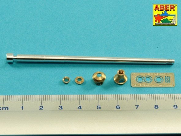 Aber 35L-048N 75mm KwK40L/48 barrel with late muzzle brake for German Panzer IV Ausf. J late - Ausf. J final series 1/35 – image 3