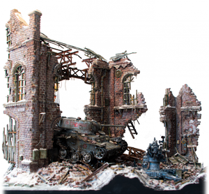 RT-Diorama 35303 Diorama-Base: &amp;quot;Stalingrad tractor factory&amp;quot; 1/35 – zdjęcie 2