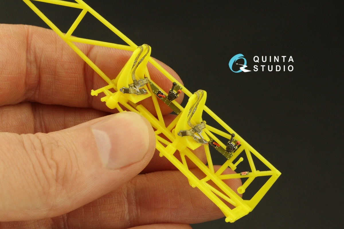 Quinta Studio QD48360 Stearman Pt-17 Kaydet 3D-Printed &amp;amp; coloured Interior on decal paper (Revell) 1/48 – zdjęcie 6