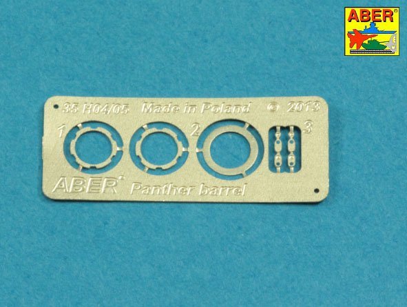 Aber 35L-246 7.5cm Barrel with Muzzle brake for Panther Ausf.G (For Rye Field Model) 1/35 – zdjęcie 7