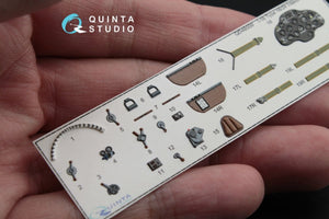 Quinta Studio QD48009 I-16 type 18/24 3D-Printed &amp;amp; coloured Interior on decal paper (for all kits) 1/48 – zdjęcie 4