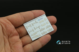 Quinta Studio QP48023 F-16 block 40/42 reinforcement plates (Tamiya) 1/48 – zdjęcie 4