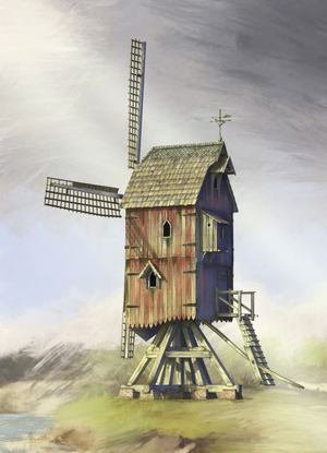 RT-Diorama 35049 European Windmill 1/35 – zdjęcie 3