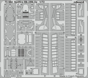 Eduard 73664 Spitfire Mk. I/Mk. IIa 1/72 AIRFIX – zdjęcie 2