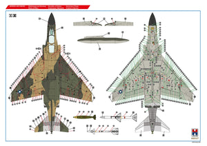 Hobby 2000 48037 Vietnam Aces vol.1 ( ACADEMY + CARTOGRAF + MASKI ) 1/48 – zdjęcie 4