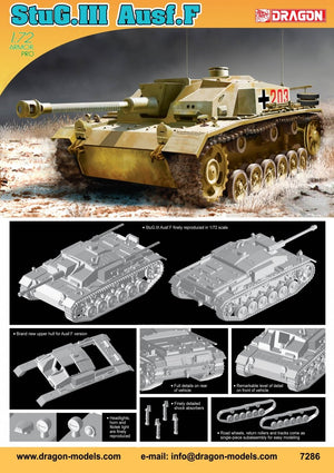 Dragon 7286 StuG.III Ausf.F 1/72 – zdjęcie 2