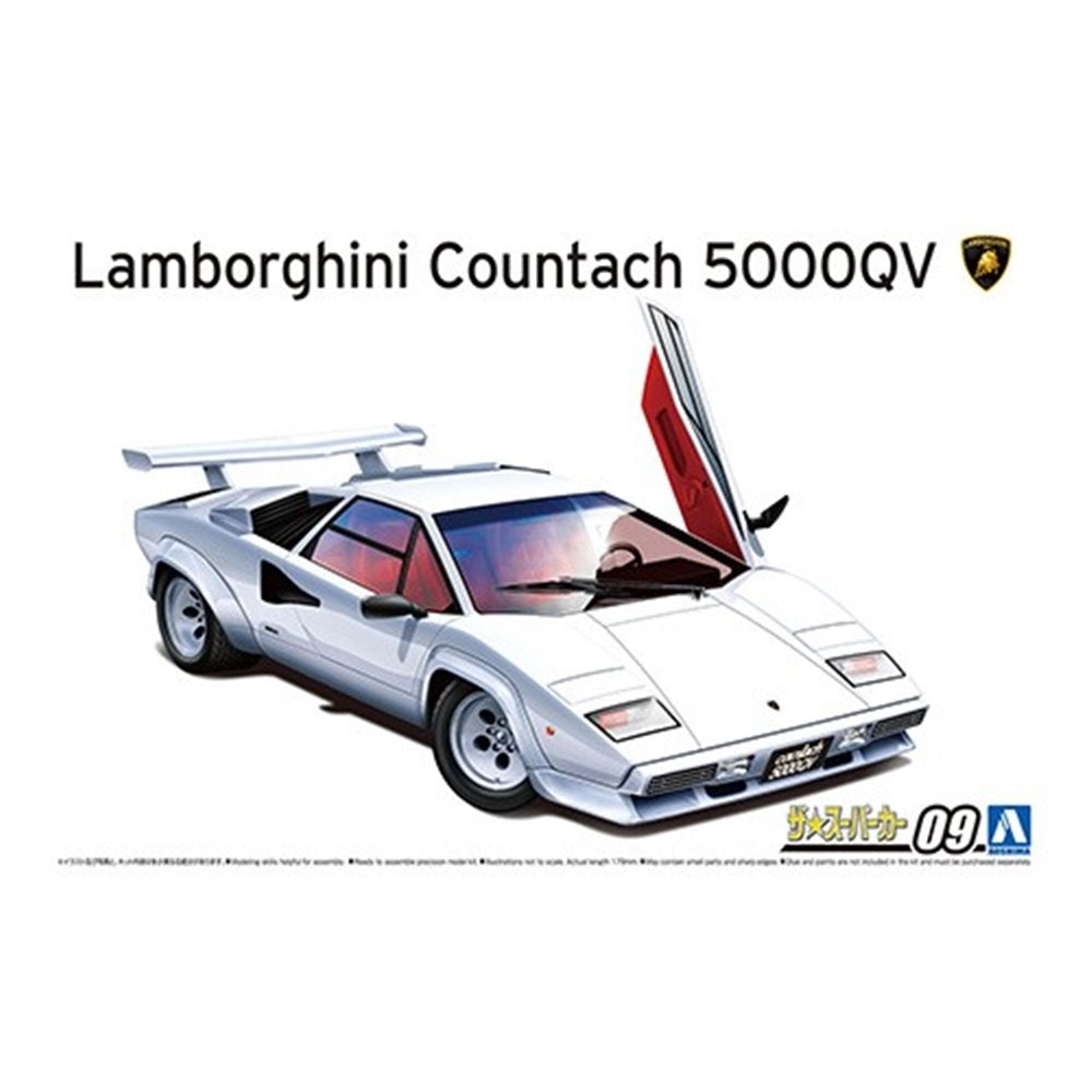 Aoshima 05945 Lamborghini Countach 5000QV 1/24