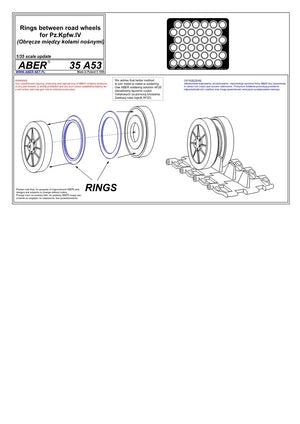 Aber 35A053 Rims between road wheels for Pz.IV (1/35) – image 4