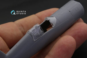 Quinta Studio QC72023 F4U-1 Corsair (Bird cage) vacuformed clear canopy (for Tamiya kit) 1/72 – zdjęcie 4