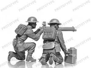 ICM 35646 WWII British Vickers MG Crew (Vickers MG &amp;amp; 2 figures) 1/35 – image 5