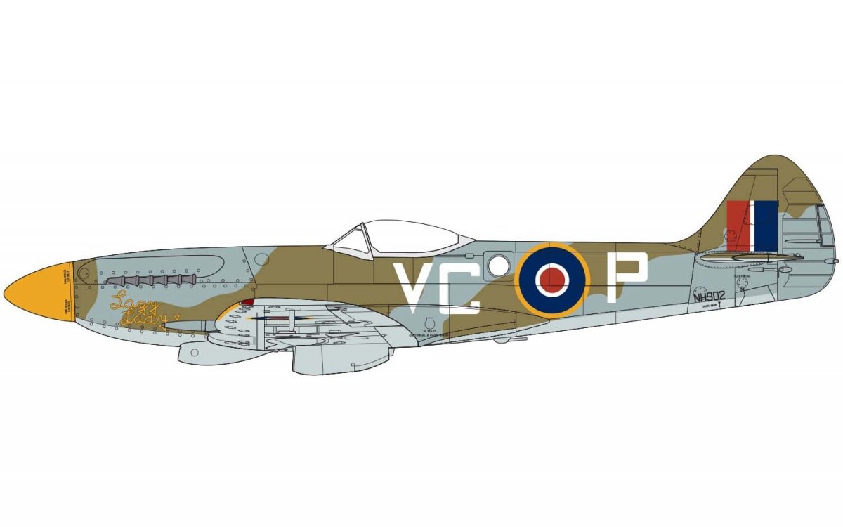 Airfix 05135 Supermarine Spitfire FR Mk.XIV 1/48 – zdjęcie 4