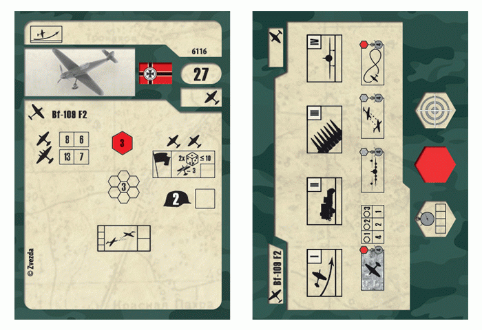 Zvezda 6116 German Fighter Messershmitt BF-109 F2 1/144 – zdjęcie 2