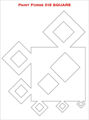 Paint Forge PFST015M STENCIL - SQUARE – zdjęcie 2