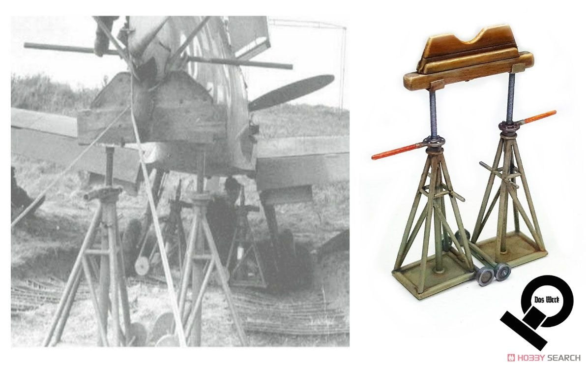 Das Werk DW4801 German Luftwaffe Jack Stand Set - Standard Edition 1/48 – image 5