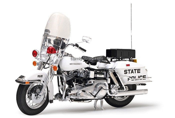 Tamiya 16038 Harley Davidson FLH1200 - Police Bike 1/6 – zdjęcie 4
