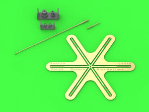 Master GM-35-045 German WWII 1,8m star antenna (for command tanks) (1pc) 1/35 – zdjęcie 2