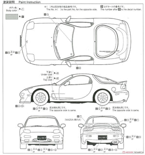 Aoshima 06127 Mazda FD3S RX-7 &amp;#39;96 1/24 – zdjęcie 10