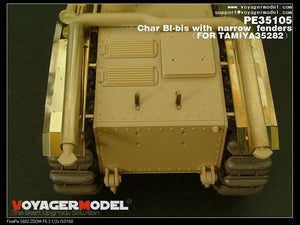Voyager Model PE35105 WWII French Char BI-bis with narrow fenders (B ver include Gun barrel) for TAMIYA 35282 1/35 – zdjęcie 3