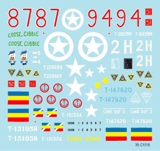 Star Decals 35-C1018 British Special Shermans 1/35 – zdjęcie 3