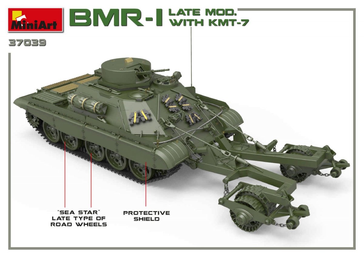MiniArt 37039 BMR-1 Late Mod. with KMT-7 1/35 – zdjęcie 16