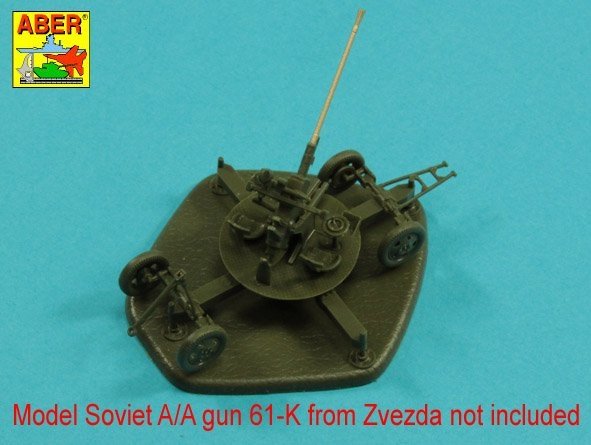 Aber 72L-76 37mm barrel for Soviet anti-aircraft gun 61-K 1/72 – image 7