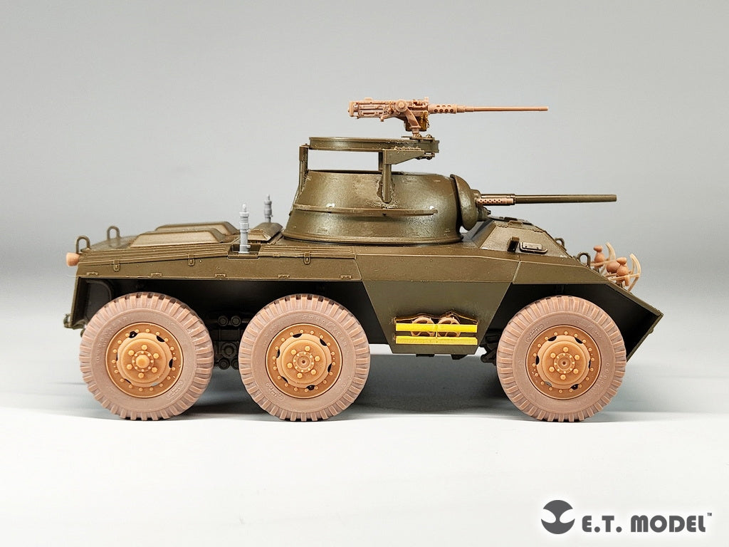 ET Model P35-150 USArmy M8/M20 Light Armored Car Sagged Wheels For TAMIYA Kit 1/35 – image 9