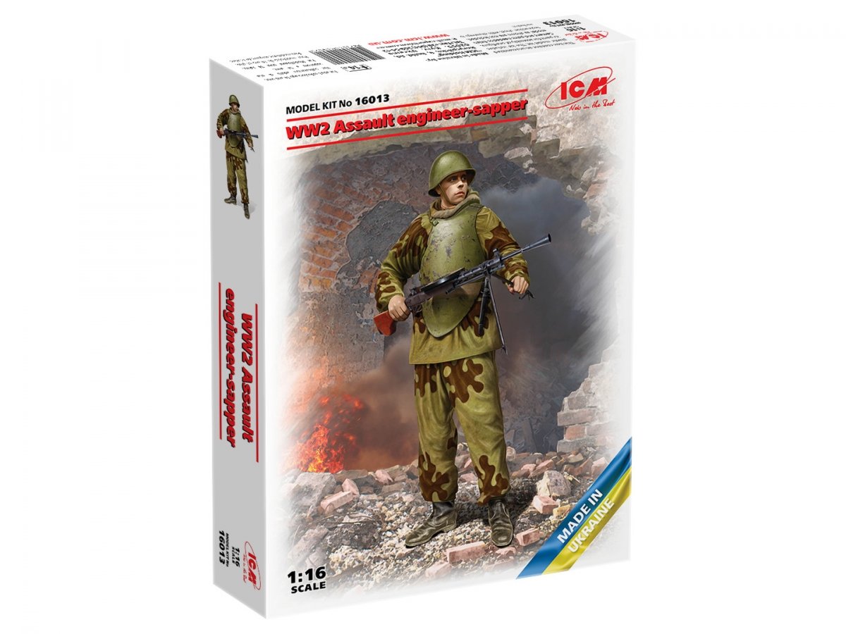 ICM 16013 WW2 Assault engineer-sapper 1/16 – image 2