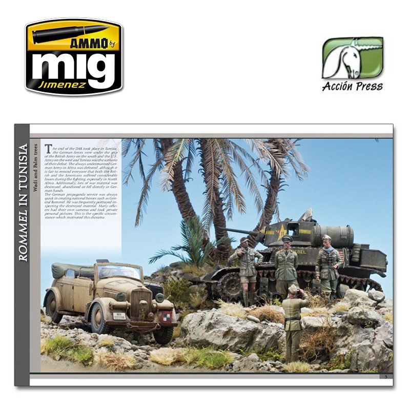 AMMO of Mig EURO0008 Jimenez LANDSCAPES OF WAR: THE GREATEST GUIDE - DIORAMAS VOL. 2 (English) – zdjęcie 3