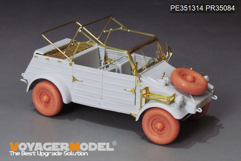 Voyager Model PE351314 WWII German Kubelwagen Type 82 Africa Troop Version Upgrade Set For MENG VS-015 1/35 – immagine 8