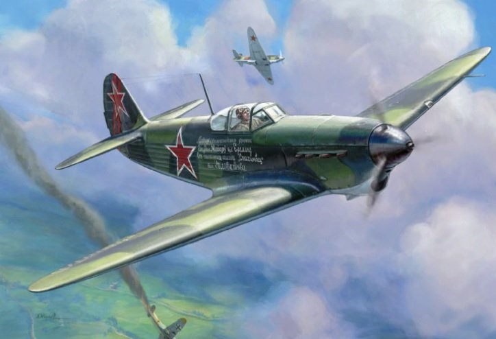 Zvezda 4817 Soviet fighter Yak-1b 1/48