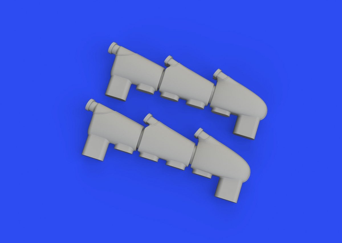 Eduard 672301 Hurricane Mk. I exhaust stacks ARMA HOBBY 1/72 – zdjęcie 3