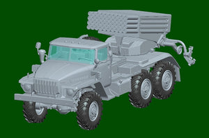 Hobby Boss 82932 Russian BM-21 &amp;quot;Hail&amp;quot; self-propelled rocket launcher late model 1/72 – zdjęcie 5