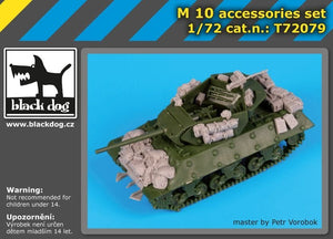 Black Dog T72079 M-10 accessories set for UM model 1/72 – zdjęcie 2