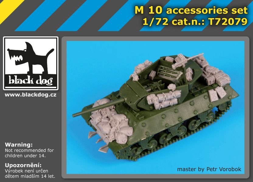 Black Dog T72079 M-10 accessories set for UM model 1/72 – zdjęcie 2