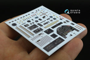 Quinta Studio QD32087 Ju87 D/G 3D-Printed &amp;amp; coloured Interior on decal paper (Trumpeter) 1/32 – zdjęcie 12