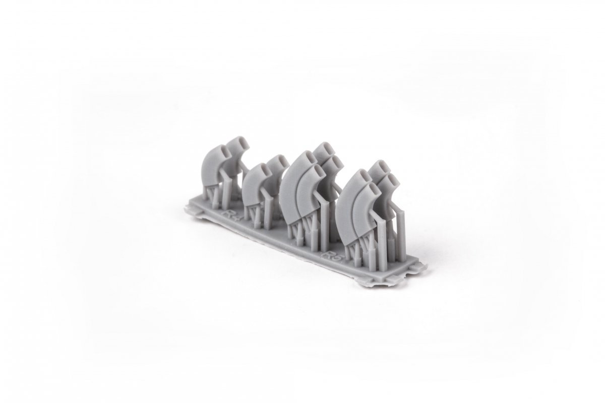 Eduard 648805 Yak-9D exhaust stacks PRINT ZVEZDA 1/48 – zdjęcie 5