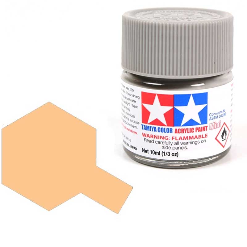 Tamiya XF15 Flat Flesh (81715) Acrylic paint 10ml