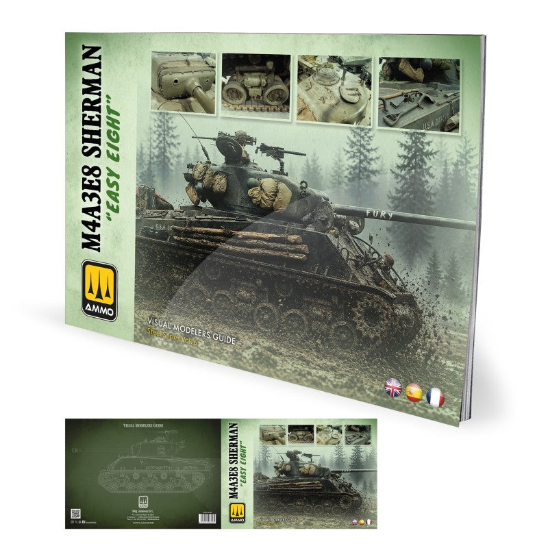 Ammo of Mig 6326 M4A3E8 SHERMAN "EASY EIGHT" - VISUAL MODELERS GUIDE (English / Castellano / Français)