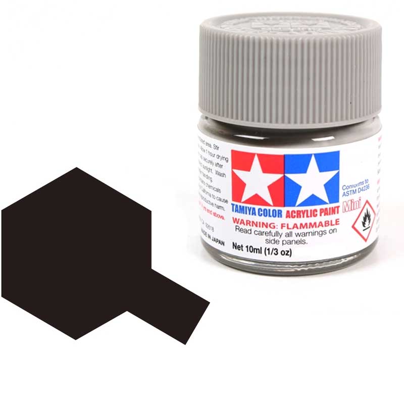 Tamiya XF-85 Rubber Black (81785) Acrylic paint 10ml