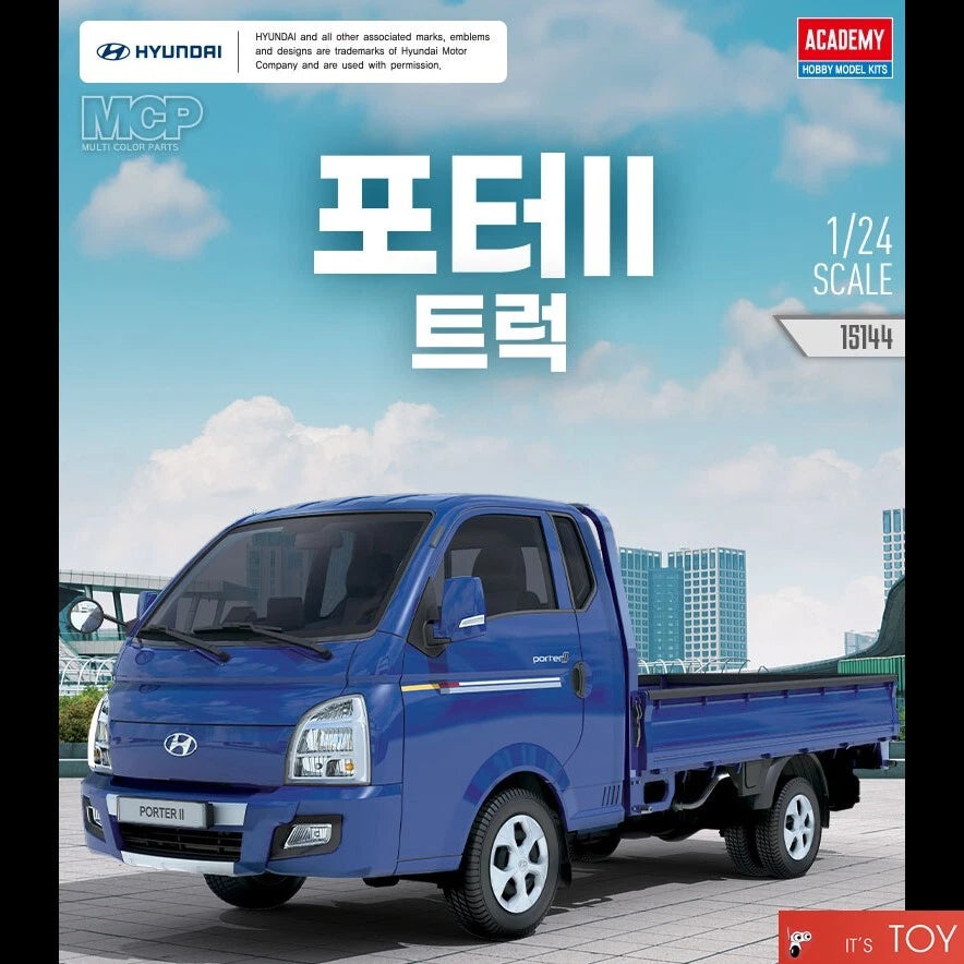 Academy 15144 Hyundai Porter II Cargo Truck 1/24