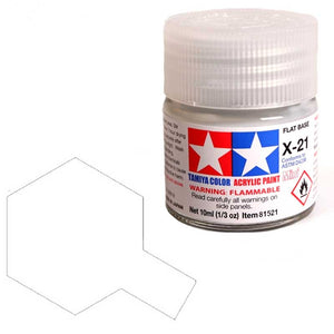 Tamiya X21 Flat Base (81521) Acrylic paint 10ml