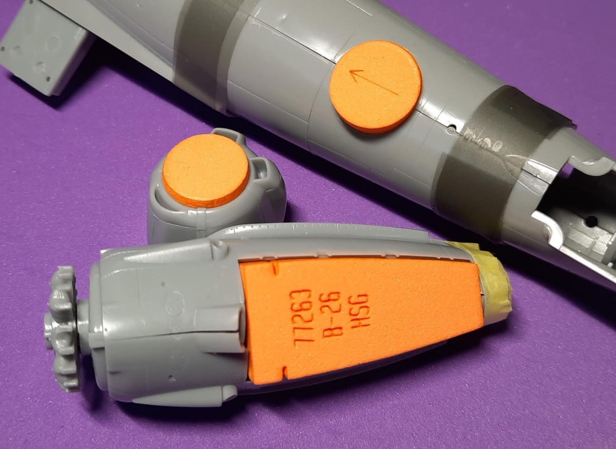 Omask 77263 1/72 B-26 Marauder Wheel Bay Plugs (for Hasegawa, Hobby 2000) 1/72 – image 3