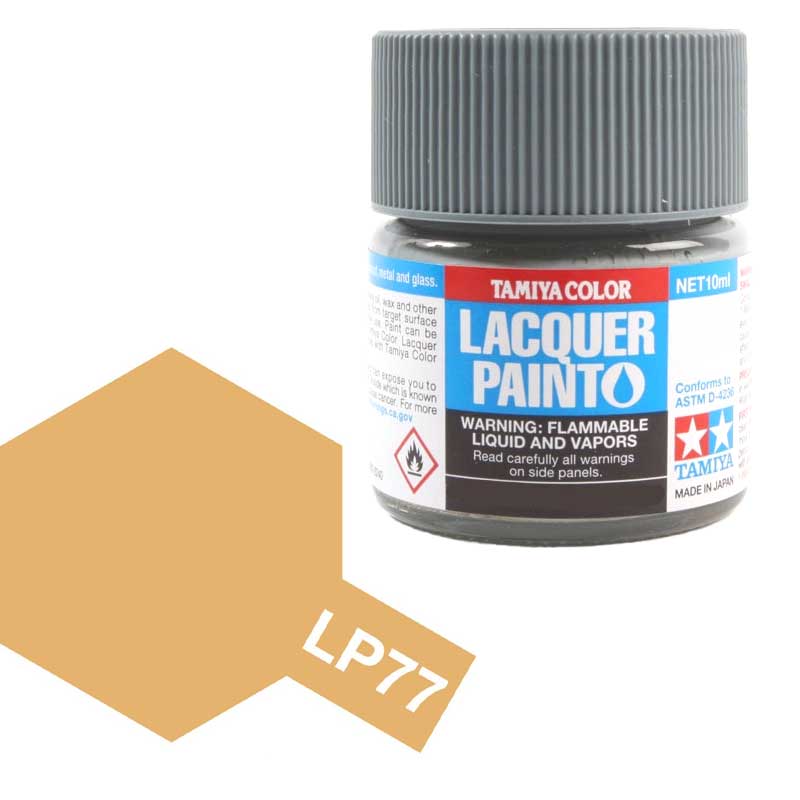 TAMIYA 82177 Lacquer Paint LP-77 Light Brown DAK 1942 10ml